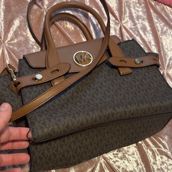 Michael Kors Brown and Black Satchel - Picture 4 of 6